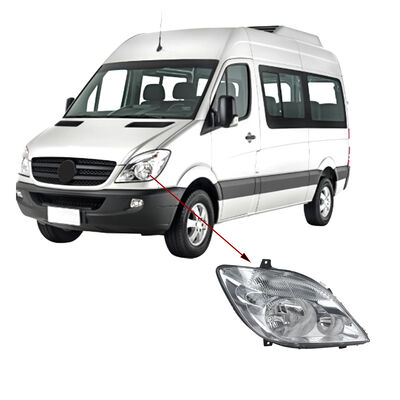 quality Aftermarket Pre-Facelift Front Headlight Compatible with OE A9068200161/A9068200261 for 2006-2013 Sprinter W906 factory
