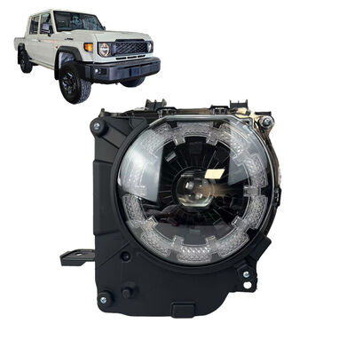 quality Aftermarket Flower Ring LED Headlight Assembly for Toyota Land Cruiser LC79 70 Series Reference Number 81110-60U90, 81150-60U90 factory