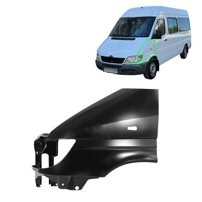 quality Aftermarket Left Front Fender Compatible with OE A9016306907 for 2003-2006 Sprinter W901 W904 factory