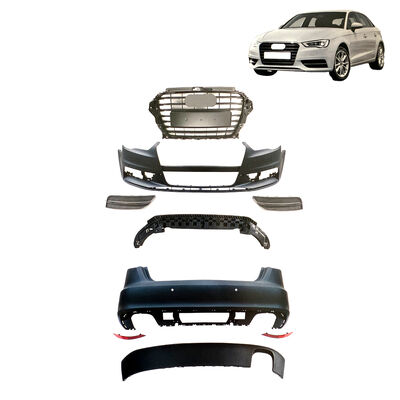 quality Complete Front Bumper Kit Compatible with OE 8V0807065AGRU for 2013-2016 Audi A3 8V Sportback HB factory
