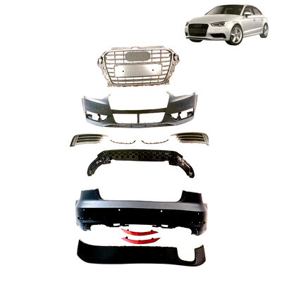 quality Complete Front Bumper Kit Compatible with OE 8V5807065AGRU for 2013-2016 Audi A3 8V Sedan SDN factory