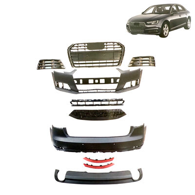 quality Complete Standard Front Bumper Kit Compatible with OE 8W0807065CGRU for 2016 Audi A4 B9 factory