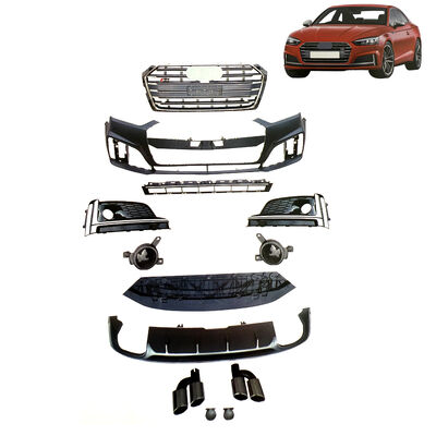 quality Complete S5 Performance Front Bumper Kit Compatible with OE 8W6807437FL for 2017 Audi S5 B9 factory