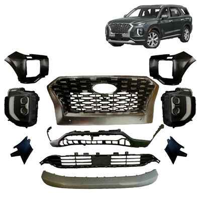 quality 86512-S8000 86350-S8000 Full Front Bumper Assembly Kit Fit Hyundai Palisade 2020-2022 Base Trim Aftermarket Primed Bumper Cover Complete Replacement Set factory